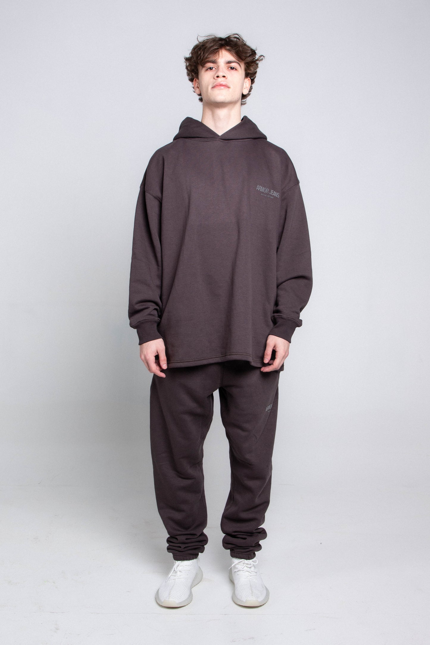 AJ1120EP/H LOOSE FLEECE HOODIE SET