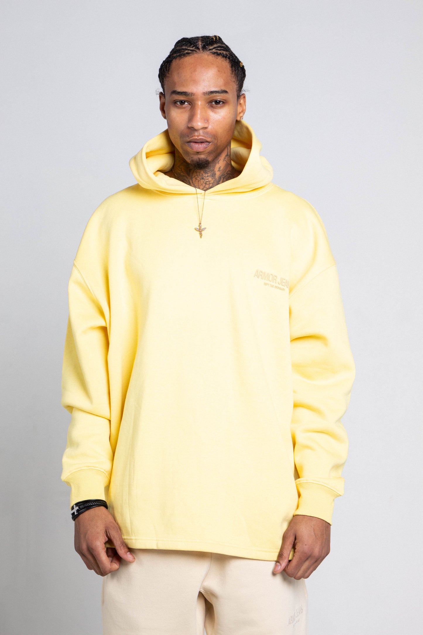AJ1120EP/H LOOSE FLEECE HOODIE SET