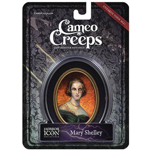 Cameo Creeps Tiny Monster Paintings - Mary Shelley