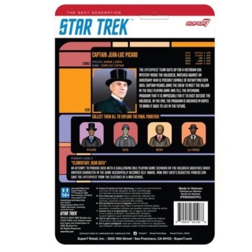 Super7 Star Trek: The Next Generation 3.75"_x009d_ Reaction Figure Select Figure(s)
