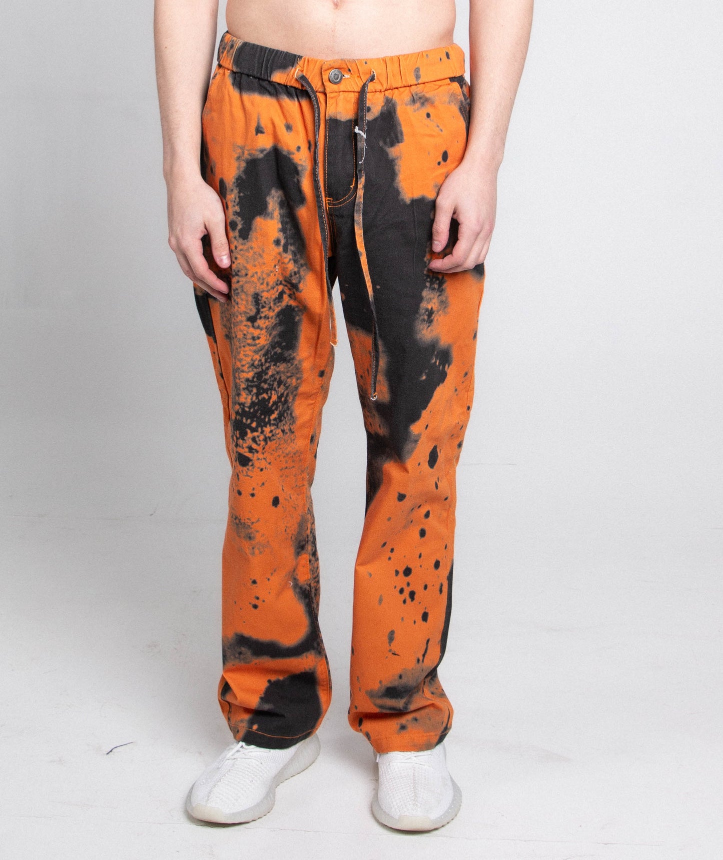 AJ04L COLOR DYE LOOSE JEANS