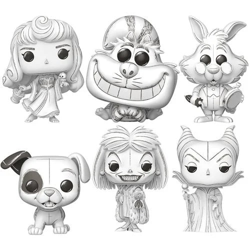 Funko Pop! Disney Sketched Vinyl Figures - Select Figure(s)
