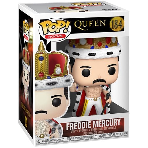 Funko Pop! Rocks - Queen - Freddie Mercury Vinyl Figure - Select Figure(s)