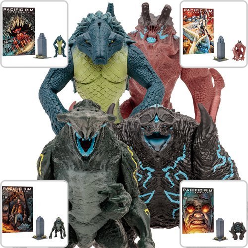 McFarlane Toys Pacific Rim Kaiju Wave 1 4-Inch Scale Action Figure with Comic Book - Select Figure(s)